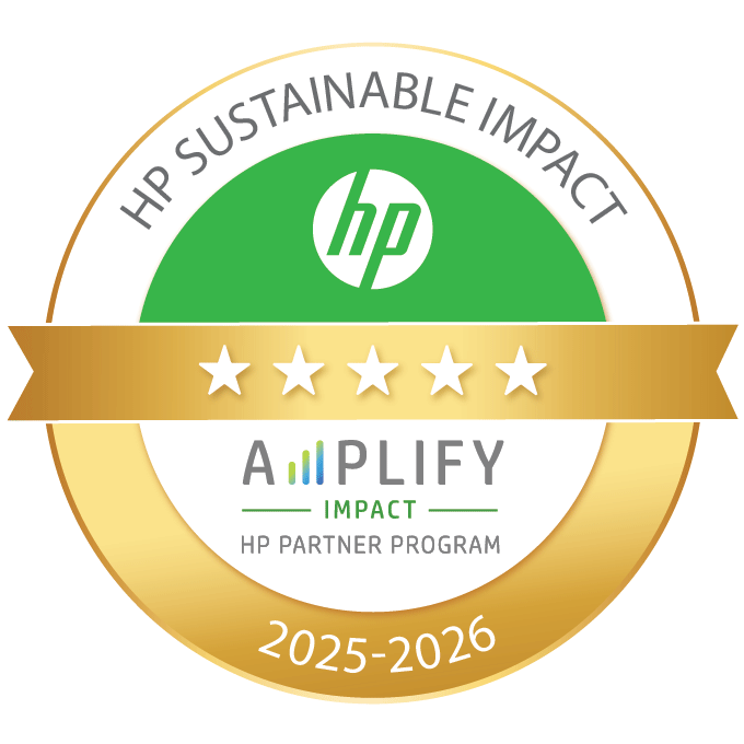 HP Amplify Impact Badges 25-25 5Star