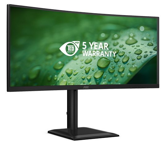 AOC TCO-zertifizierte Displays mit 5 Jahren Garantie