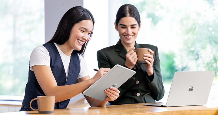 Woman working together