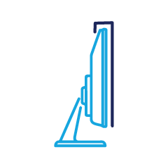 Suspendable acrylic glass