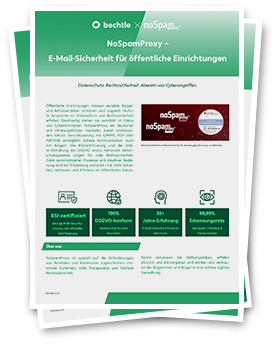 Cover NSP x Bechtle - Flyer - ÖA