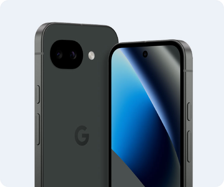 smartphone back and front views