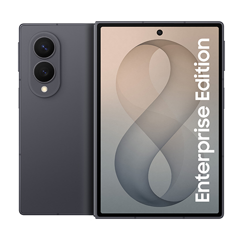 Modernes Smartphone mit Dual-Kamera und großem Display, dargestellt als Enterprise Edition