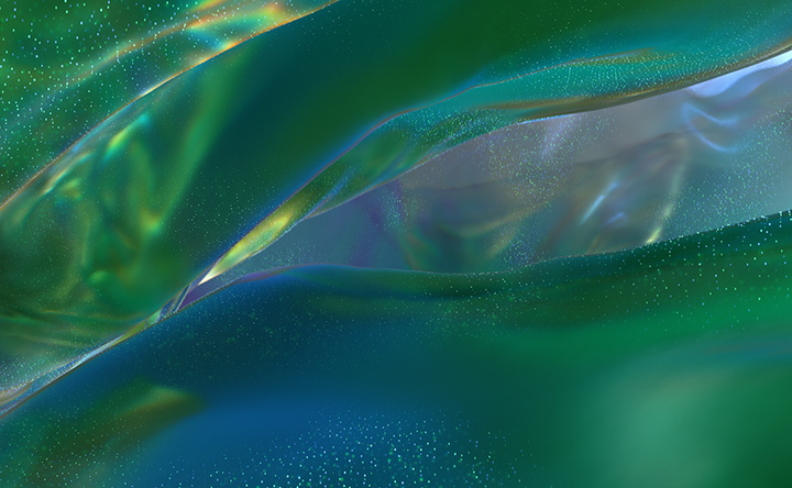 Abstract, green HPE visual