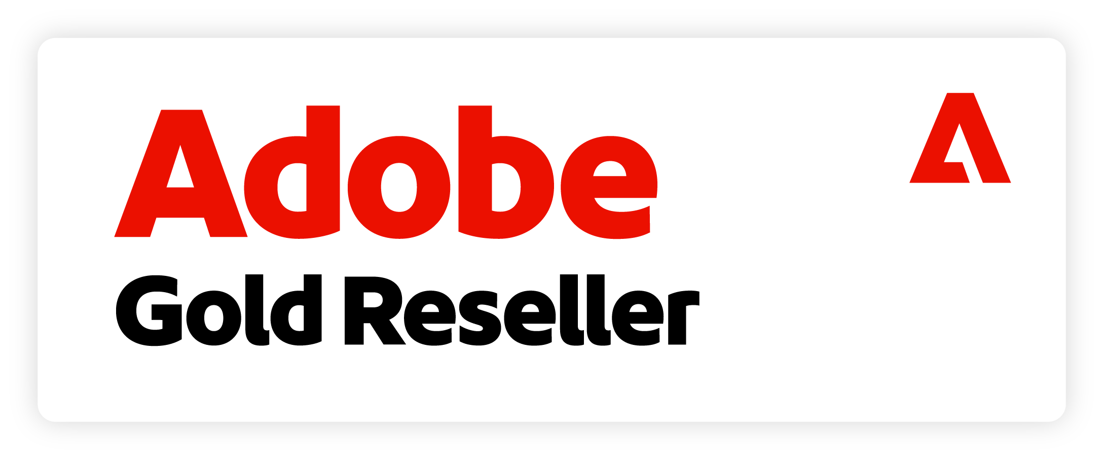 Adobe Reseller Gold badge Logo