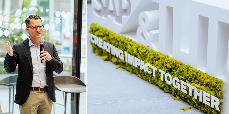 CFO Tobias Naumann spricht auf dem Bechtle AI Experience Day