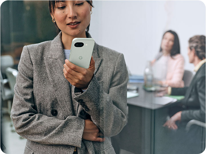 woman searching on the smartphone