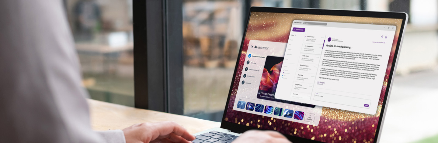 Nahaufnahme: mann arbeitet an Notebook