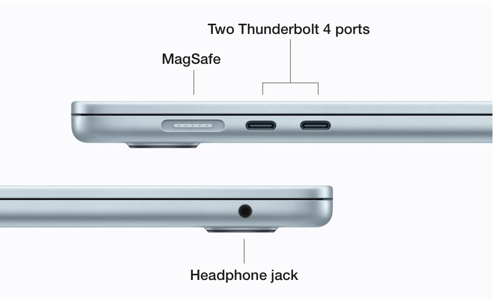 Apple MacBook Air M4 ports