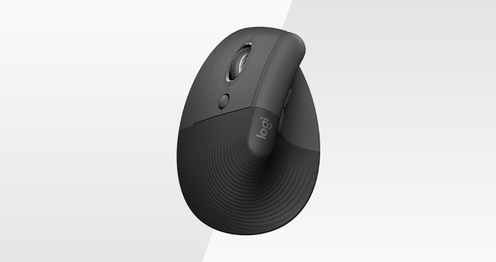 Logitech LIFT Maus graphit links f.B.
