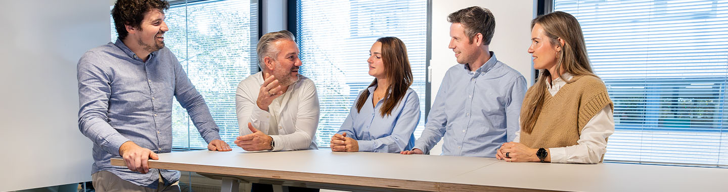 Colleagues at Bechtle Netherlands chatting