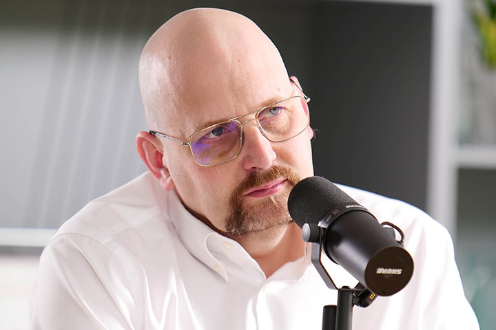 Podcast banner: Stephen Harley