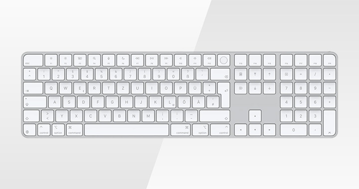 Apple Magic Keyboard /Touch/Ziffern