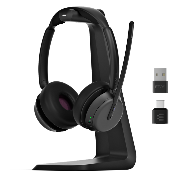 Headset auf einer Ladestation