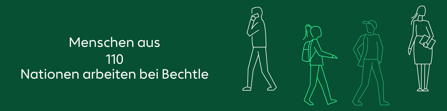 Menschen aus 110 Nationen arbeiten bei Bechtle