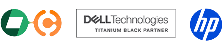 Logos Bechtle, Cadmes, Dell and HP