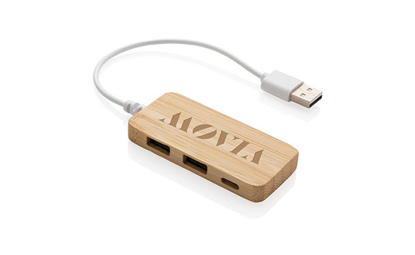 bamboo usb hub