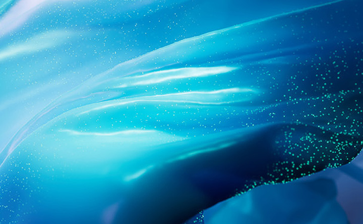 Abstract, blue HPE Visual