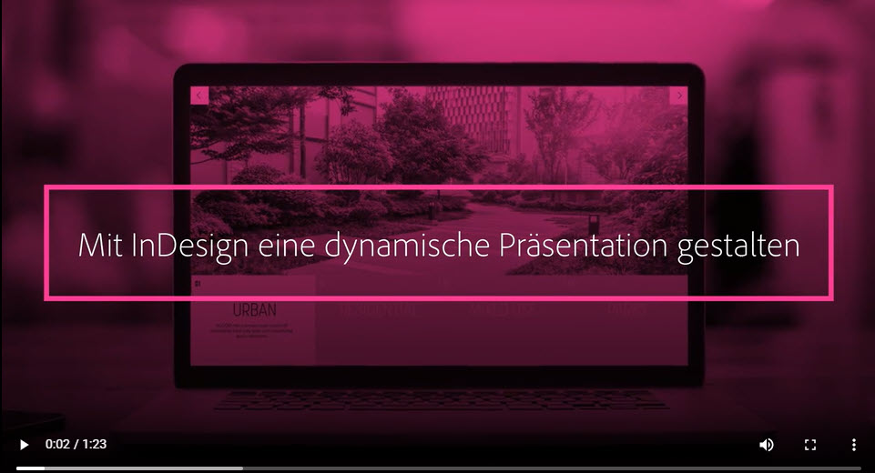 Designing dynamic presentations with InDesign