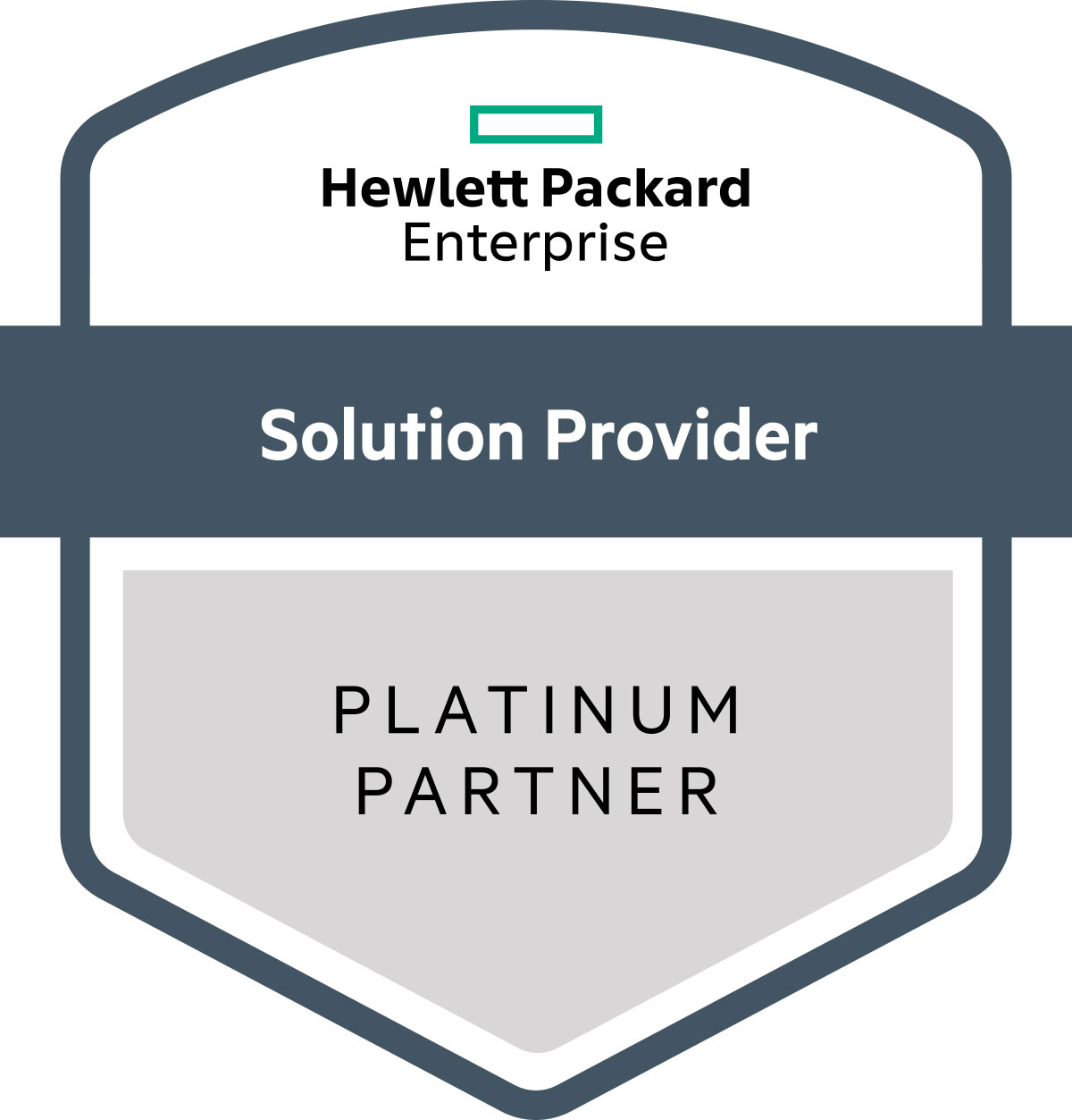 HPE Platinum Partner Badge - Solution Provider