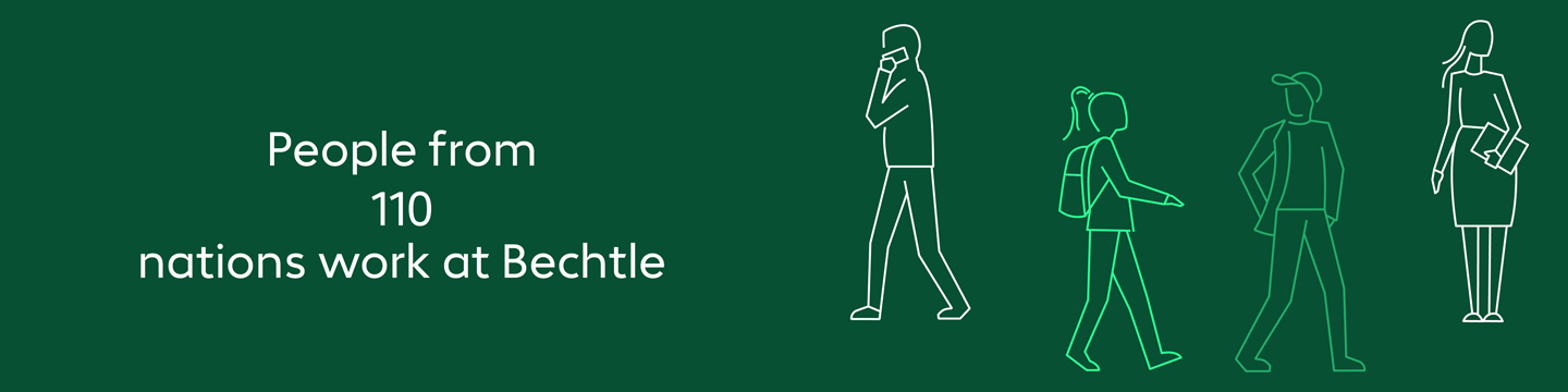 People from 110 nations work at Bechtle