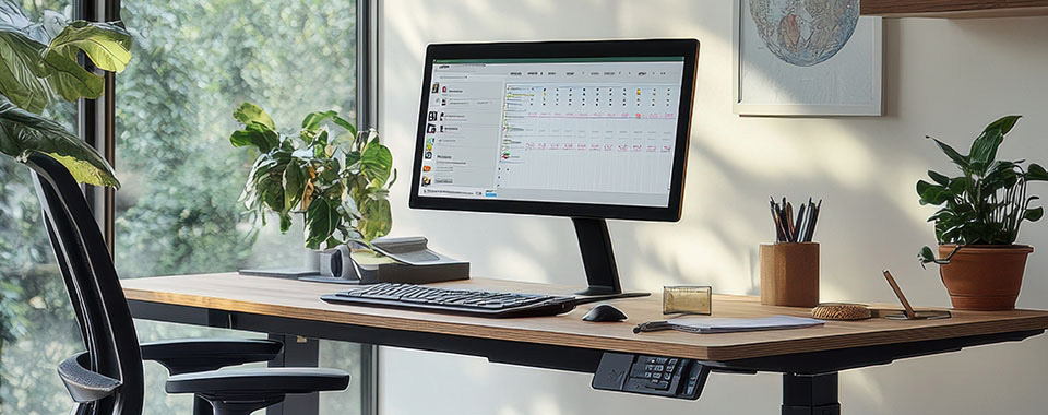 Ergo Arbeiten Monitor - Haltung