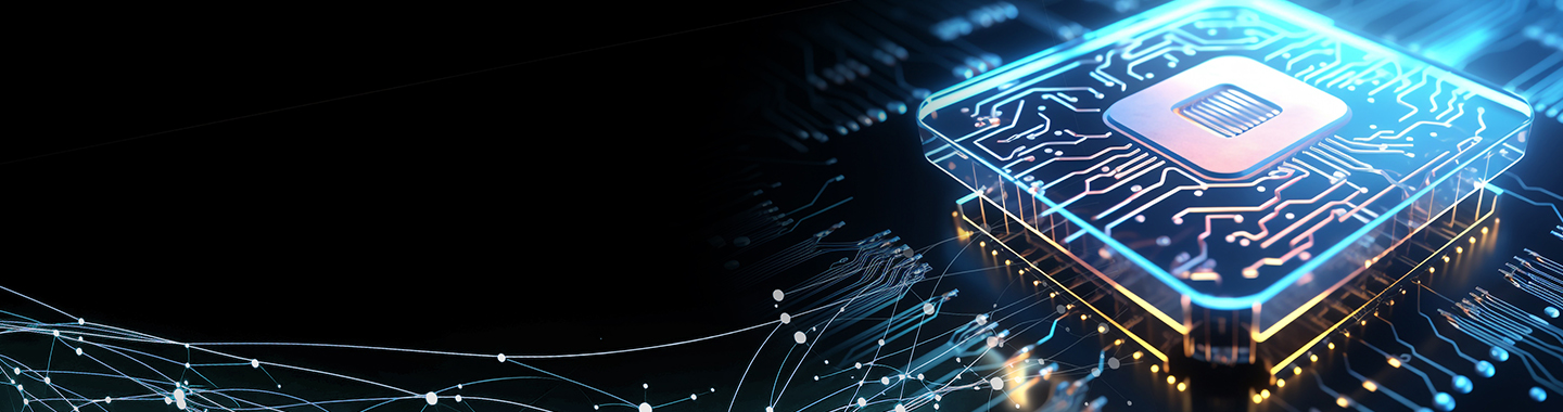 Intel Brandshop | Chip glowing in the dark