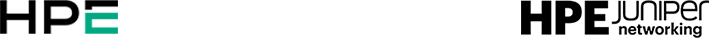 Logos HPE and HPE Juniper Networking