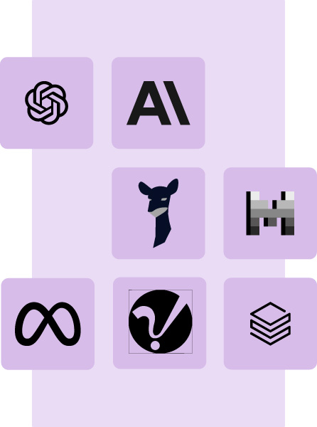 The right models for every use case icons