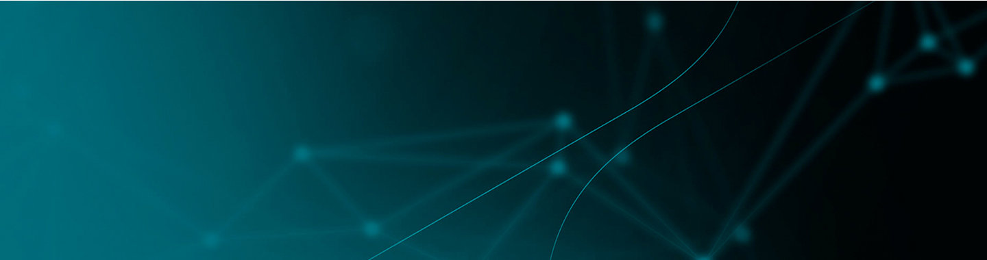Abstract network with glowing connection points on dark background symbolizing digital connectivity