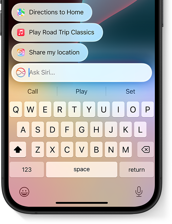 Apple Intelligence type to Siri