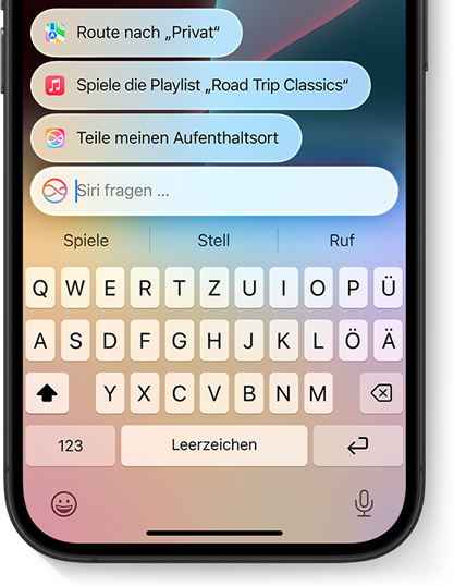 Apple Intelligence Siri antippen