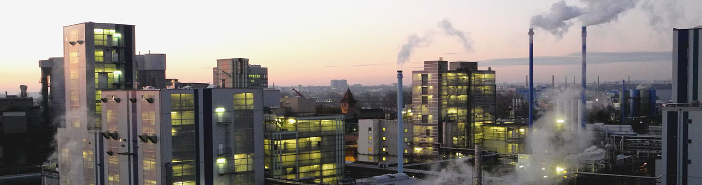 View of a production plant