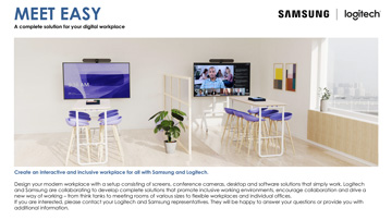 Samsung X Logitech Joint Solutions Guide EN thumbnail