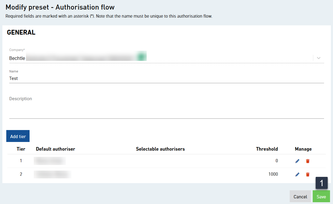 Set up approval workflow 5