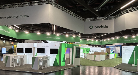 it-sa Messestand Bechtle 2024