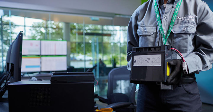 6 Grid Banner APC Batteries