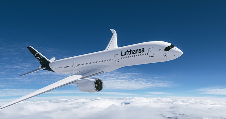 Flugzeug von Lufthansa