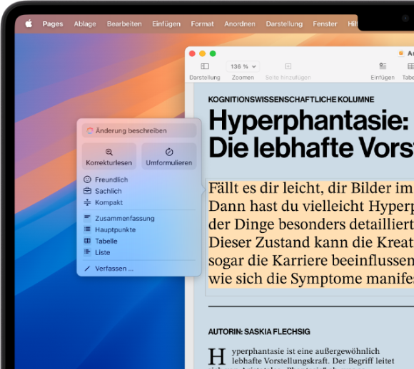 Apple Intelligence Writting tools