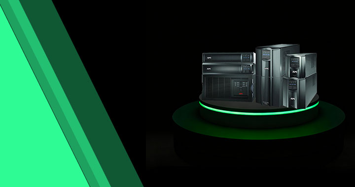 Dark Banner with APC Product Family