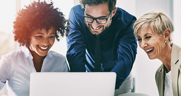 Group of people working on Security Academy