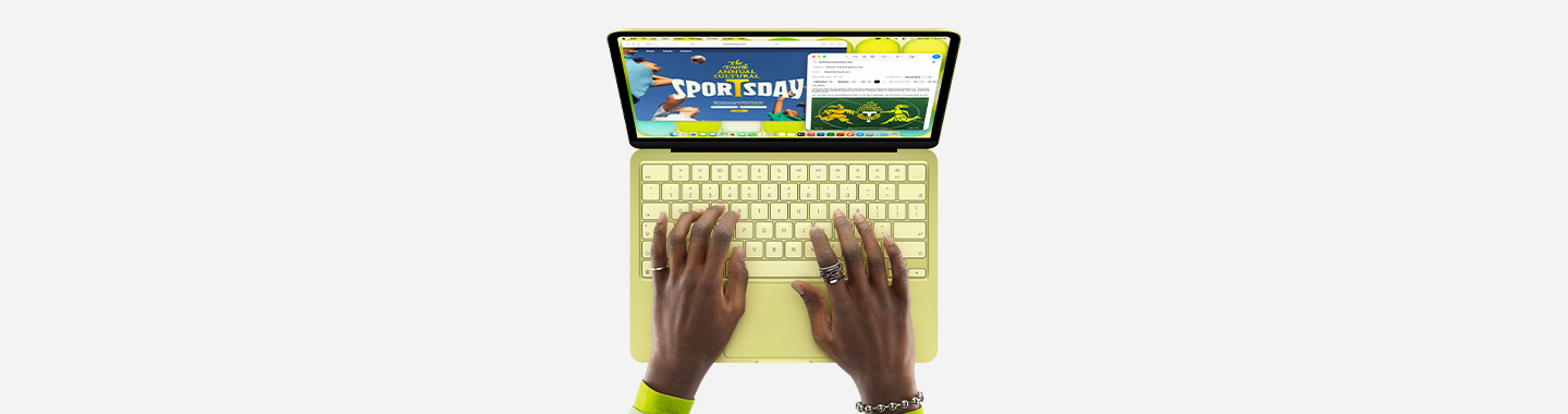 Apple Mac Refresh. MacBook Neo Gelb