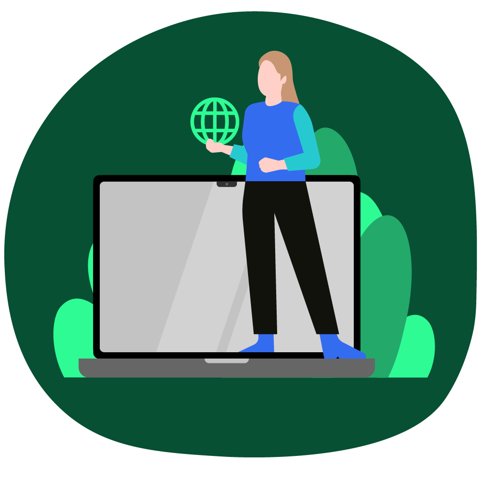 Illustration Modern Workplace