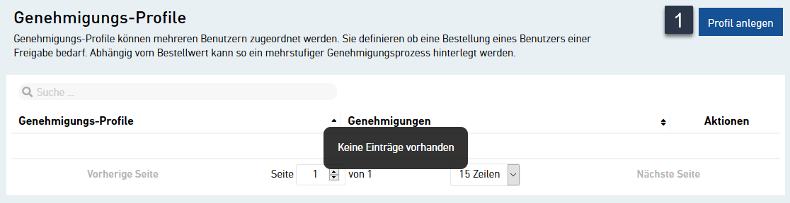 Genehmigungsworkflow einrichten