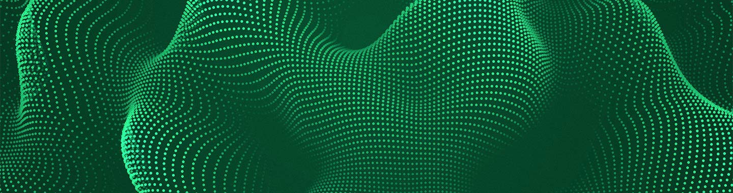 Futuristische grüne Struktur