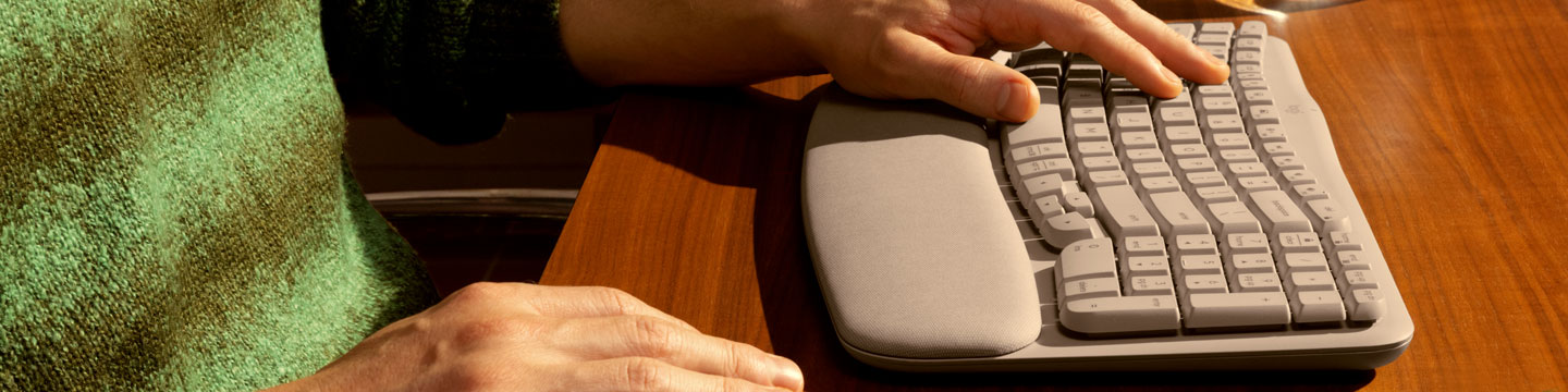 Tastatur auf einem Schreibtisch