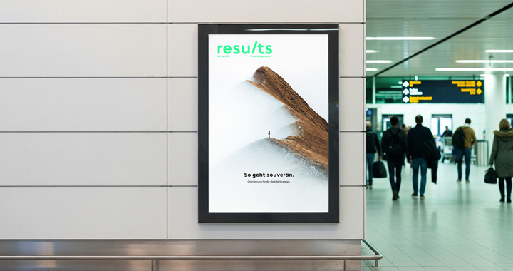 Cover-Mockup am Flughafen