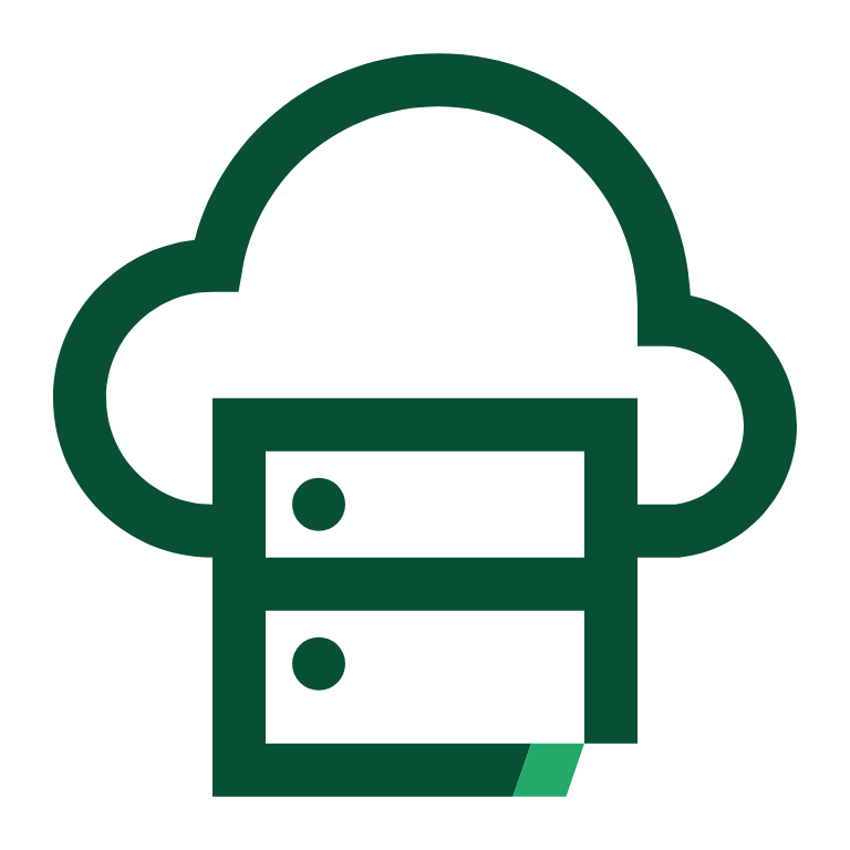 Bechtle-IC Cloud Services for a server Icon