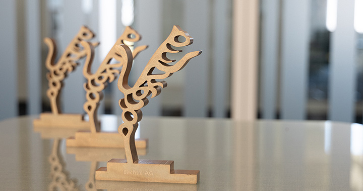 Trophäe des Best Managed Company Award