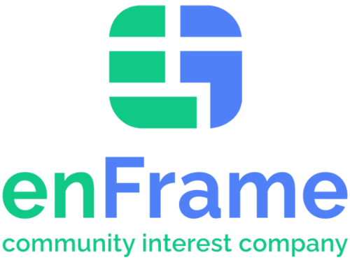 enFrame Logo with cic - Full colour square v0622